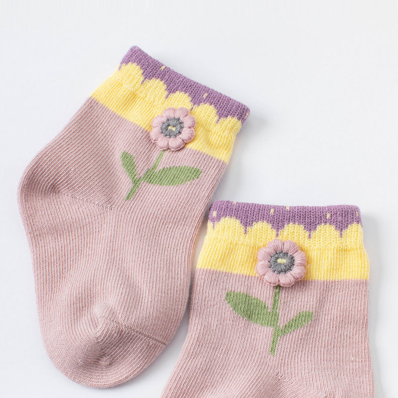 2 Pack Flower Socks