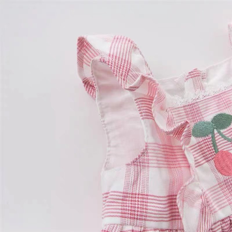 Flannel Pinafore and Shorts Sets
