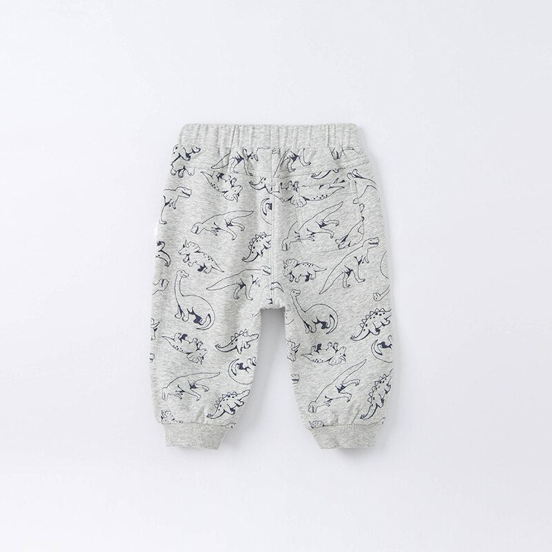 Grey Dinosaur Sweatpants
