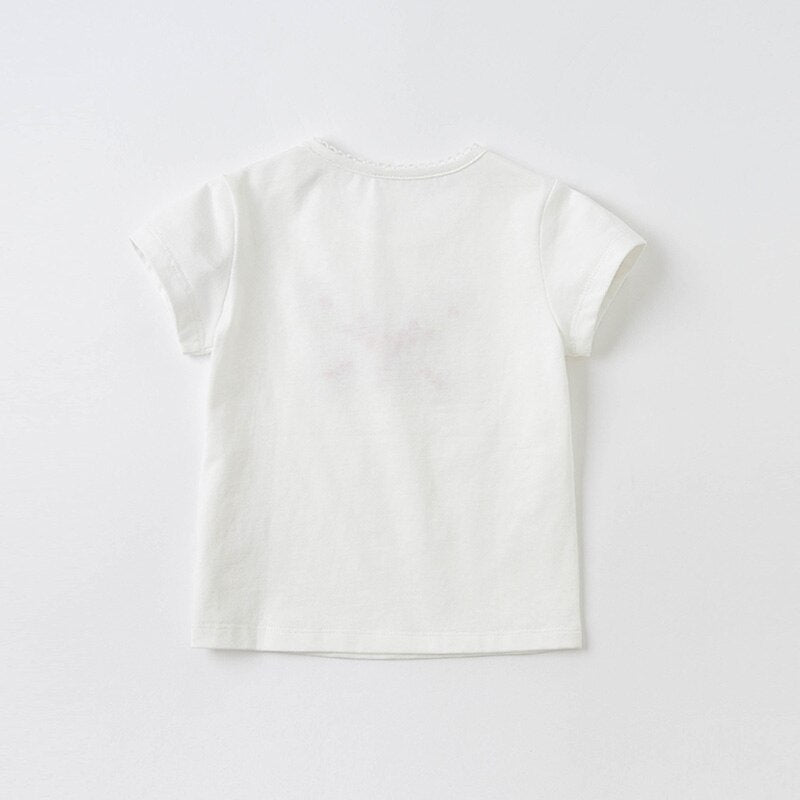 Butterfly White Tee