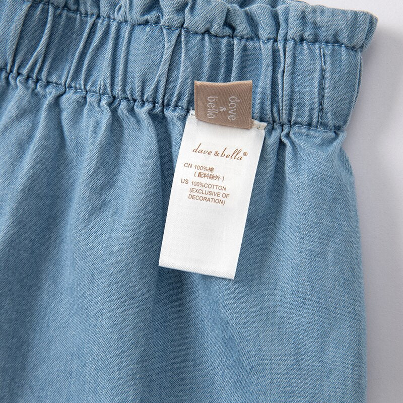 Butterfly Denim Skort