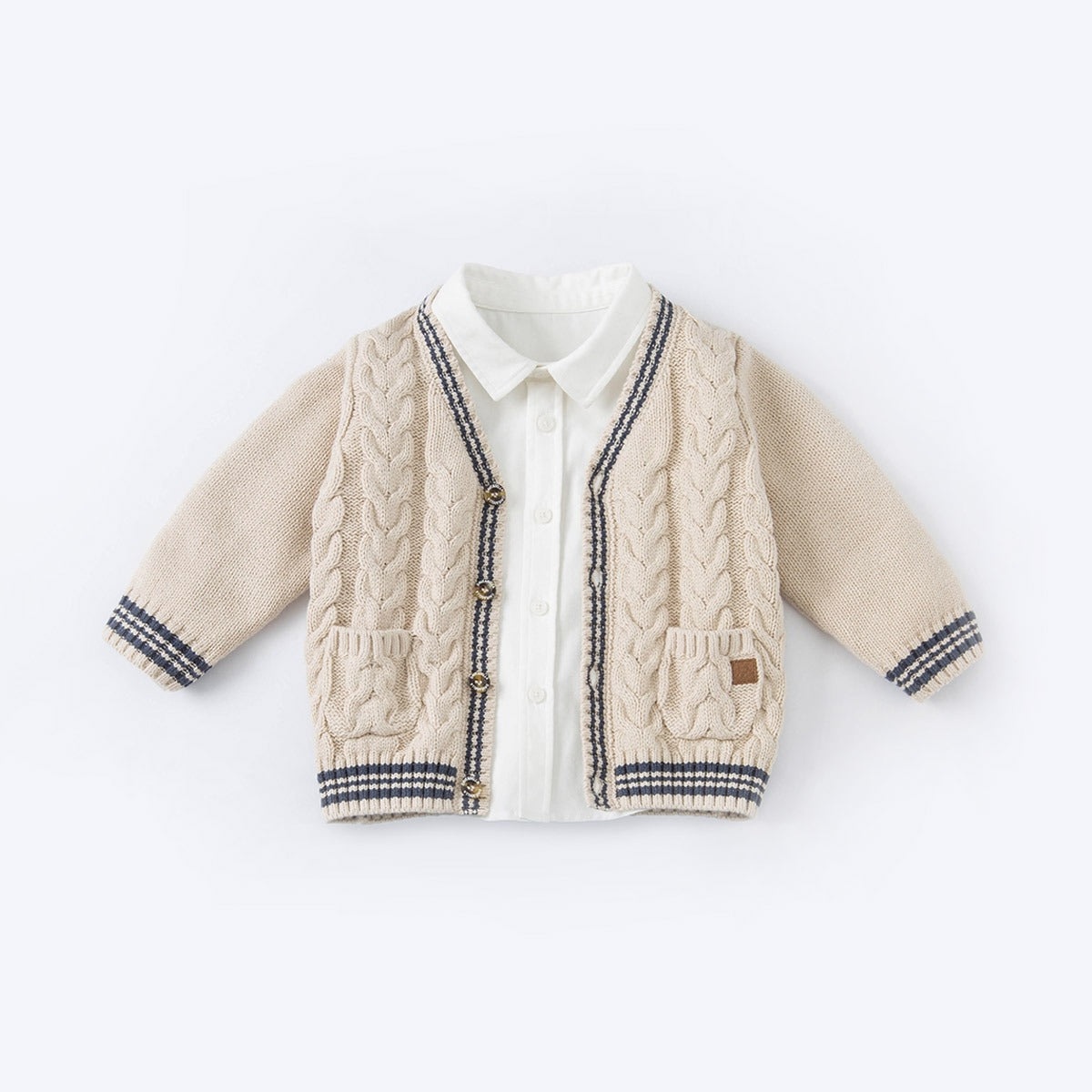 Dual Pocket Cable Cardigan