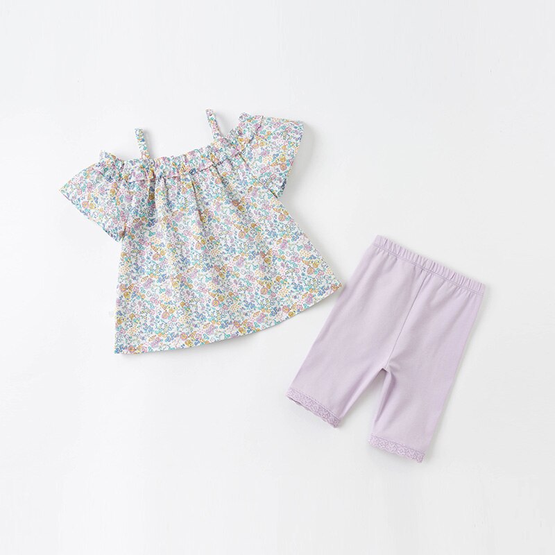 Off-Shoulder Top and Shorts Set