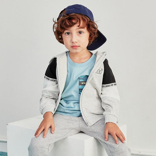 Zipped Up Hooded Jacket