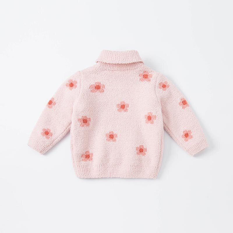 Flower Turtleneck Sweater
