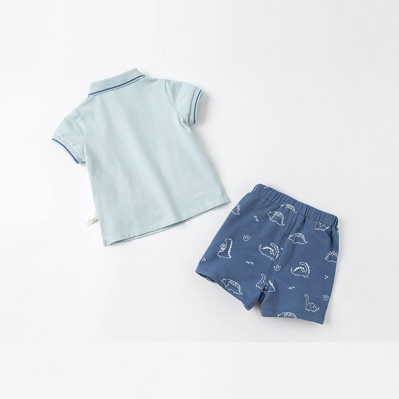 Dinosaur Polo Tee and Shorts Set