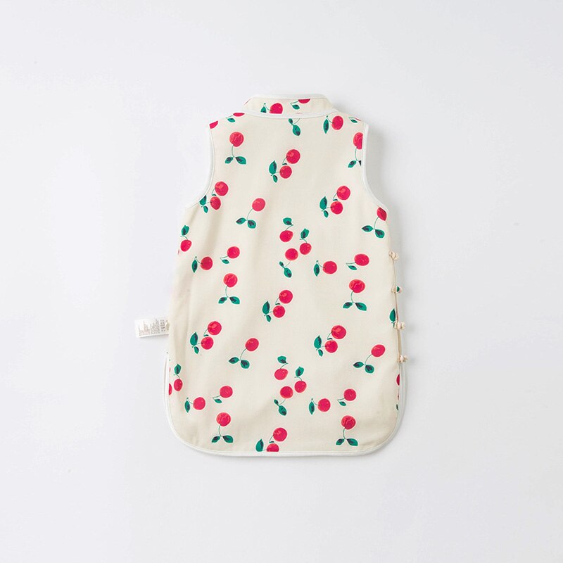 Sleeveless Cherry Cheongsam