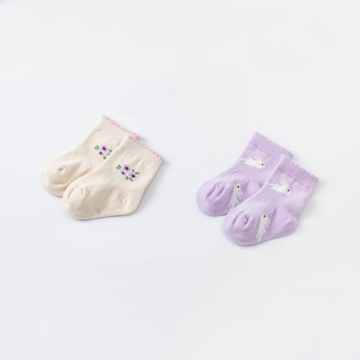 2 Pack Flower Socks