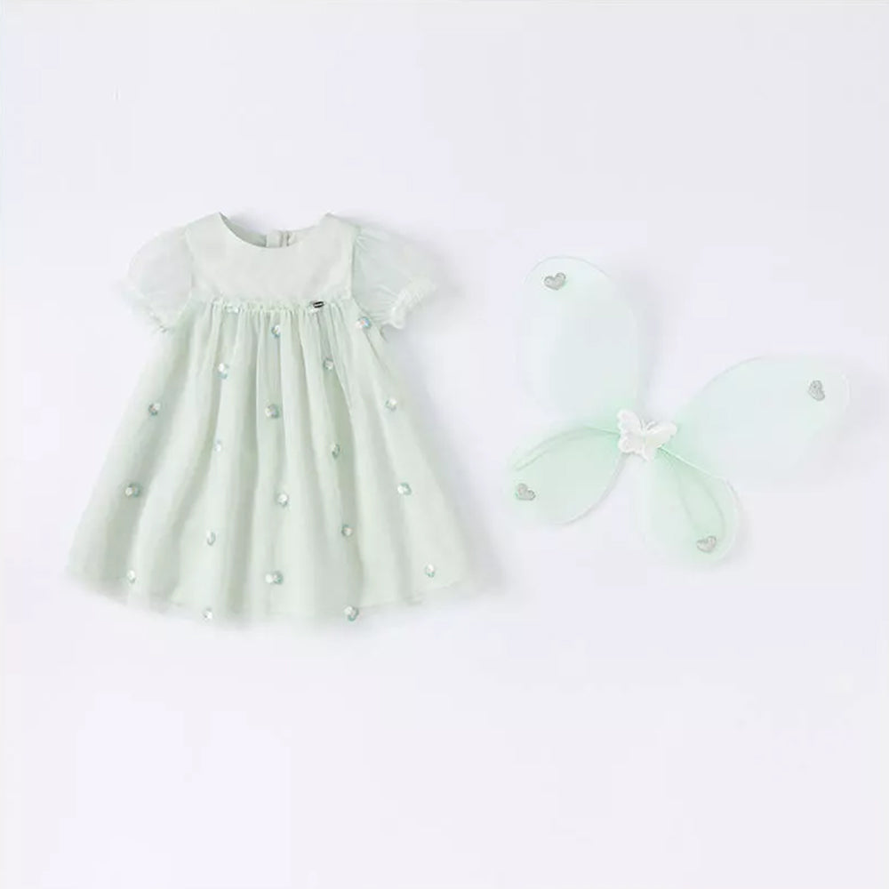 Tinkerbell Inspired Dress with Wing