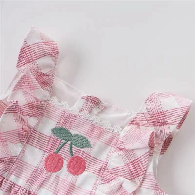 Flannel Pinafore and Shorts Sets