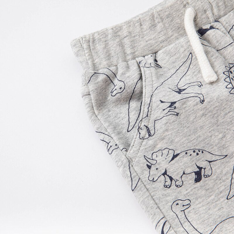 Grey Dinosaur Sweatpants