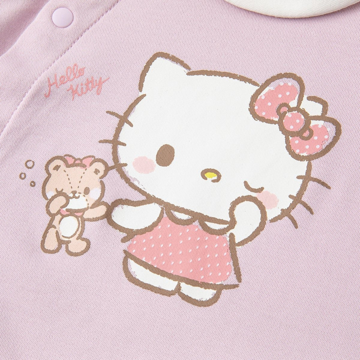 Sanrio Hello Kitty x Dave & Bella Purple Long Sleeve One-Piece Romper