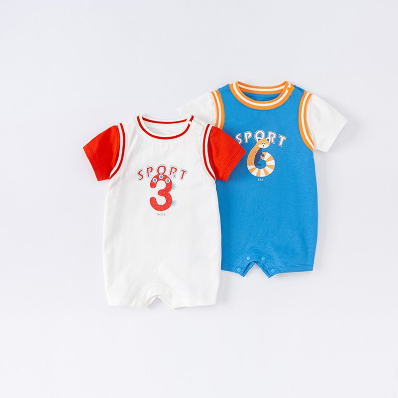 Basketball Jersey Short Romper