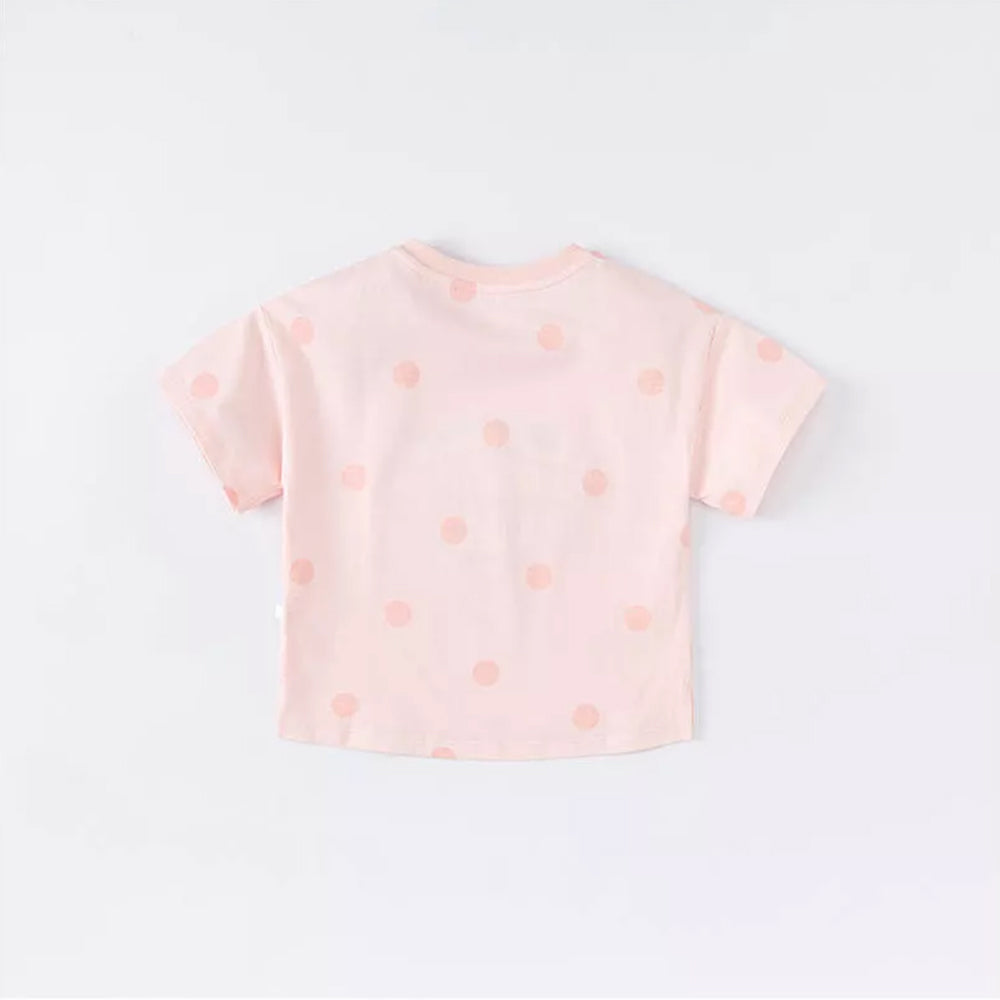Dave & Bella Sanrio Cinnamoroll Pink Polka Dot Tee