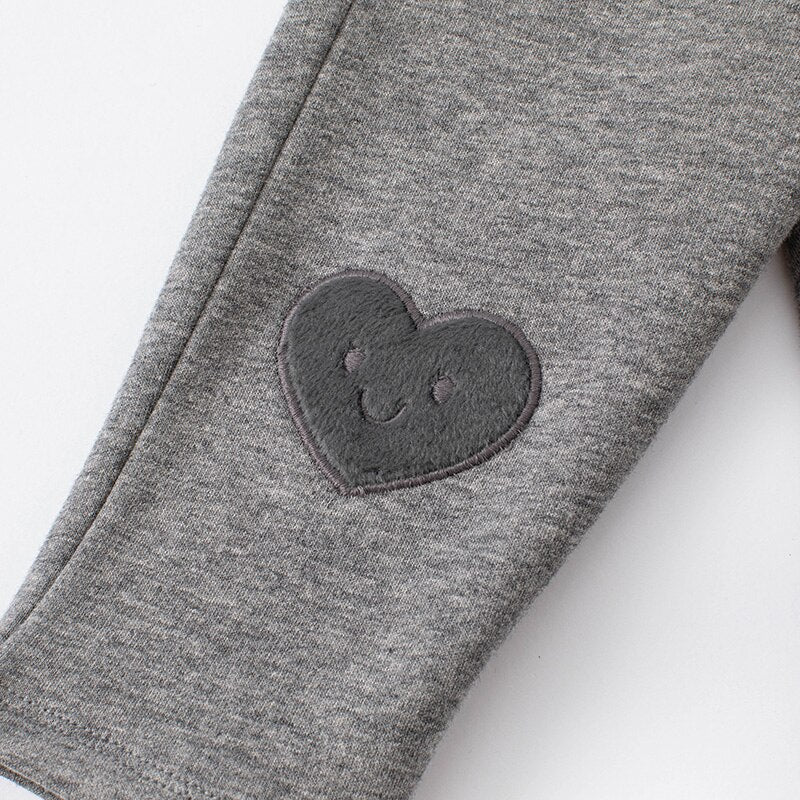 Fleece Lined Pants with Knee Patch