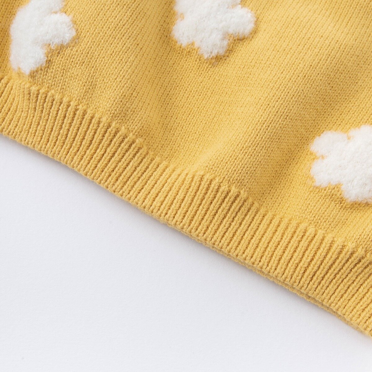 Jacquard Flower Wool Sweater