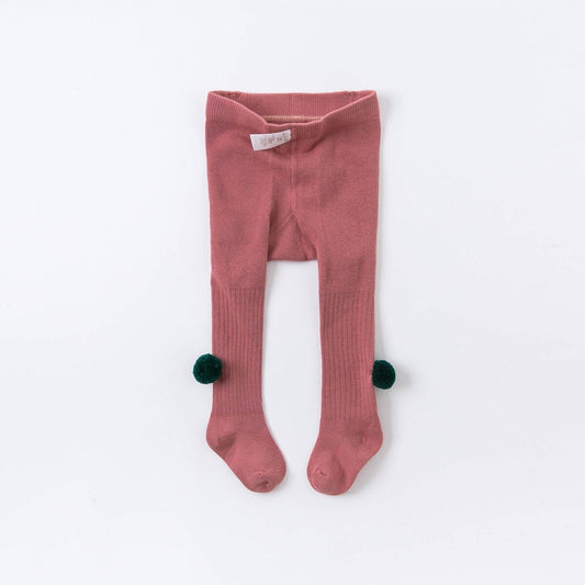 Pom Poms Rib Tights