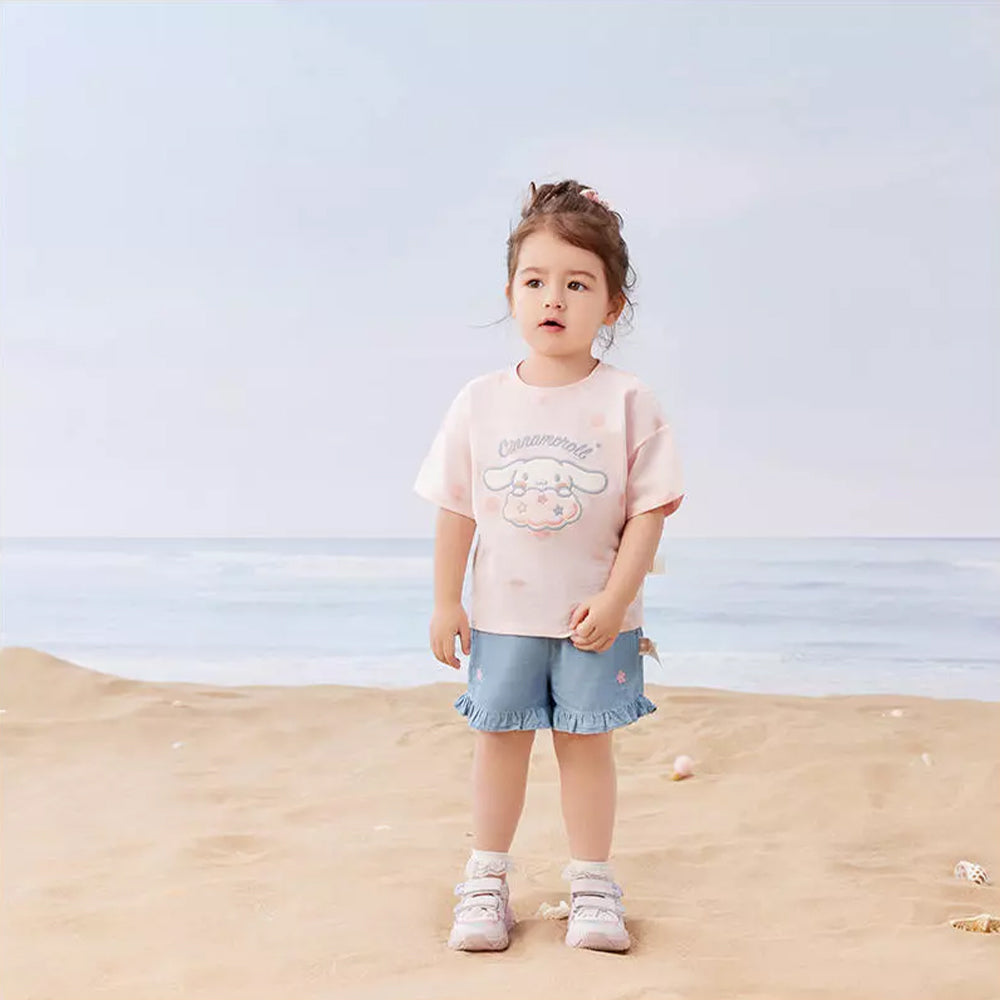 Dave & Bella Sanrio Cinnamoroll Pink Polka Dot Tee