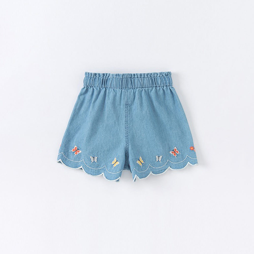 Butterfly Denim Skort