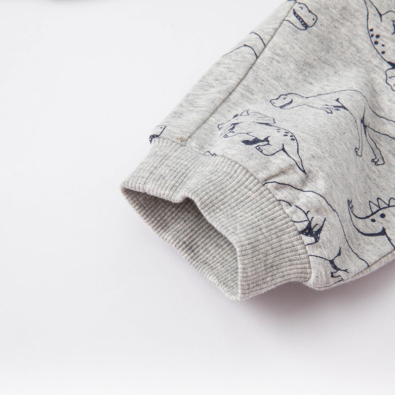 Grey Dinosaur Sweatpants