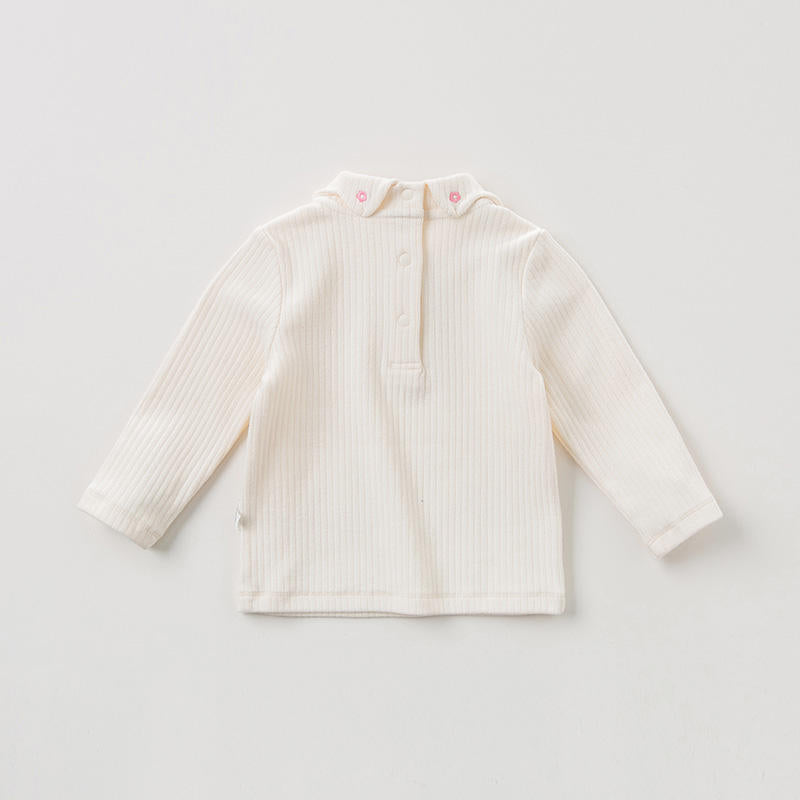 Creamy Long Sleeve Layering Basic Top
