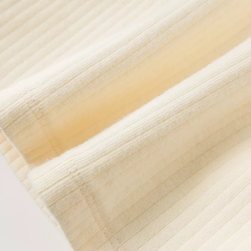 Creamy Long Sleeve Layering Basic Top
