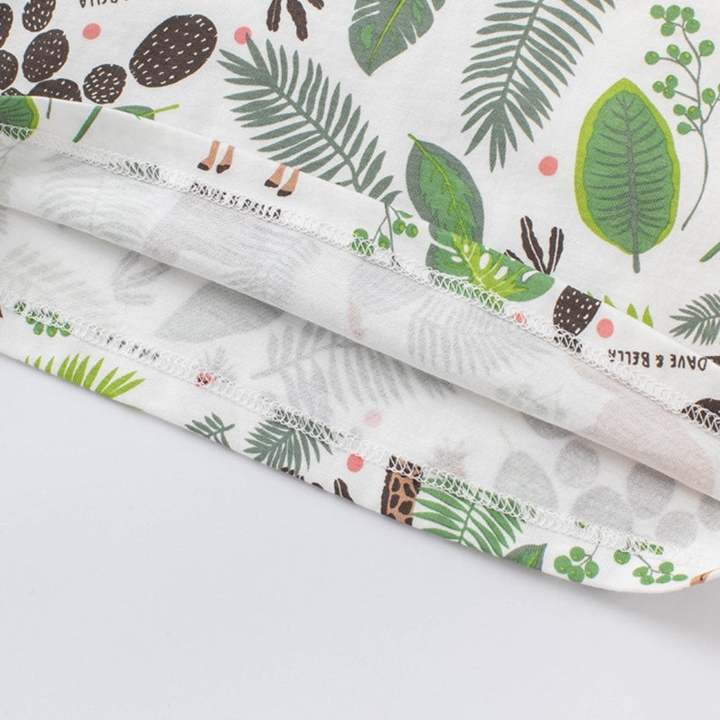 Tropical Leaves & Animals Tee