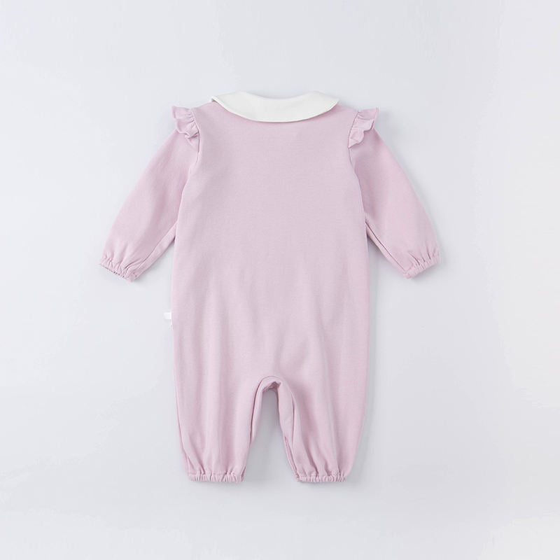 Sanrio Hello Kitty x Dave & Bella Purple Long Sleeve One-Piece Romper