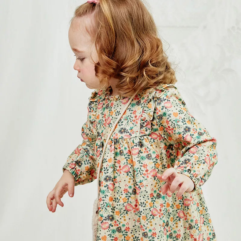 Liberty Floral Dress with Cloud Bag