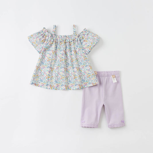 Off-Shoulder Top and Shorts Set