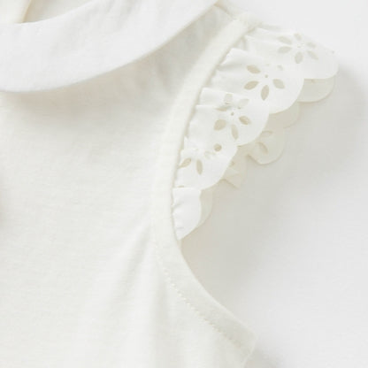 Frill Trim Sleeve Tank Top