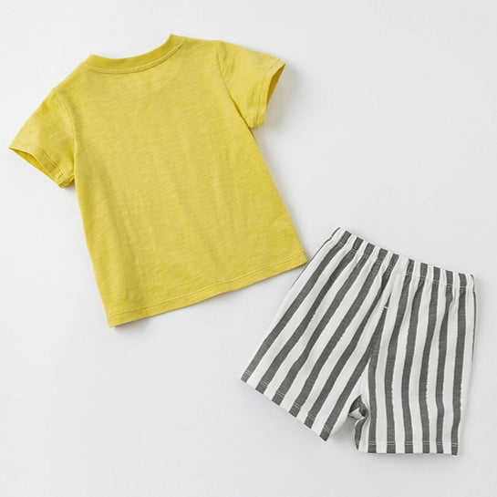 Leopard Tee and Shorts Set