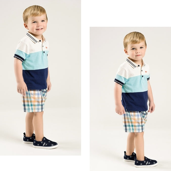 Polo Tee and Shorts Set