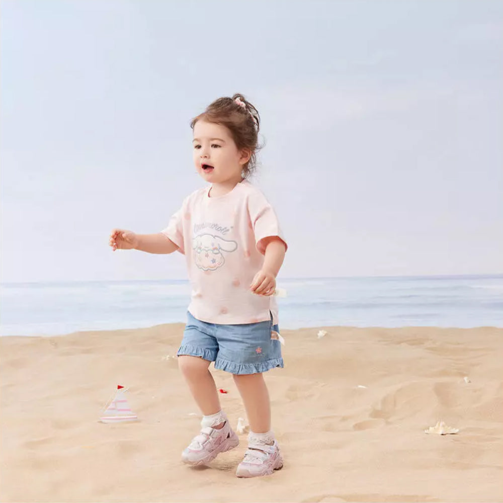 Dave & Bella Sanrio Cinnamoroll Pink Polka Dot Tee
