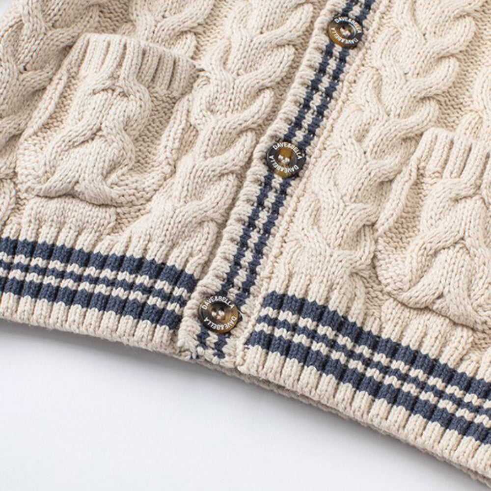 Dual Pocket Cable Cardigan