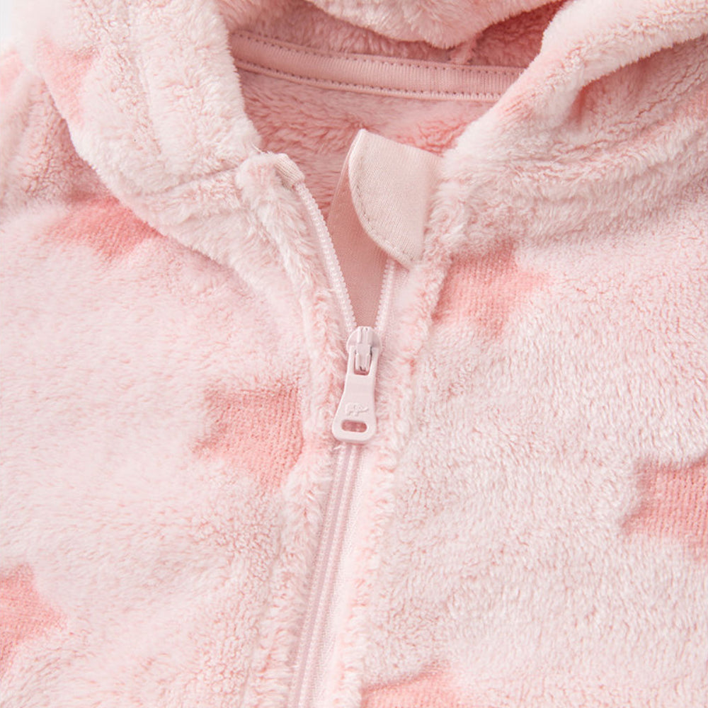 Dinosaur Winter Fleece One-Piece Romper
