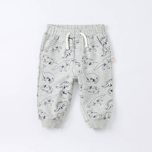 Grey Dinosaur Sweatpants