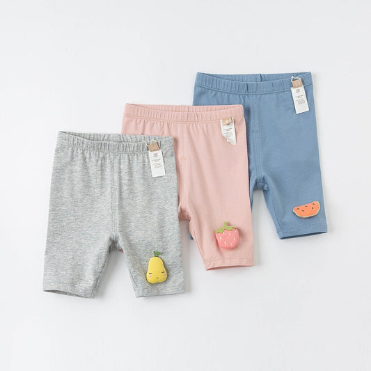 Girls Summer Fruity Shorts