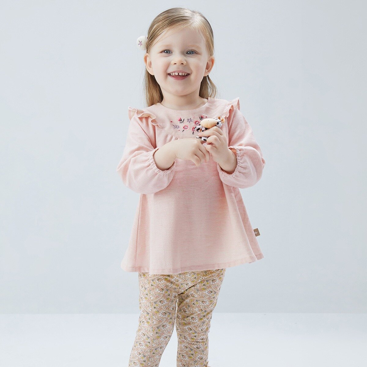 [Last] Top and Floral Legging Sets 3yrs(90cm)