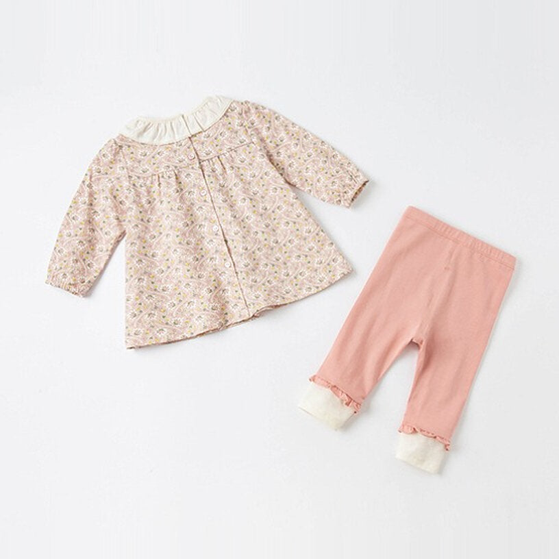 [Last] Floral Top with Legging Sets 7yrs(130cm)