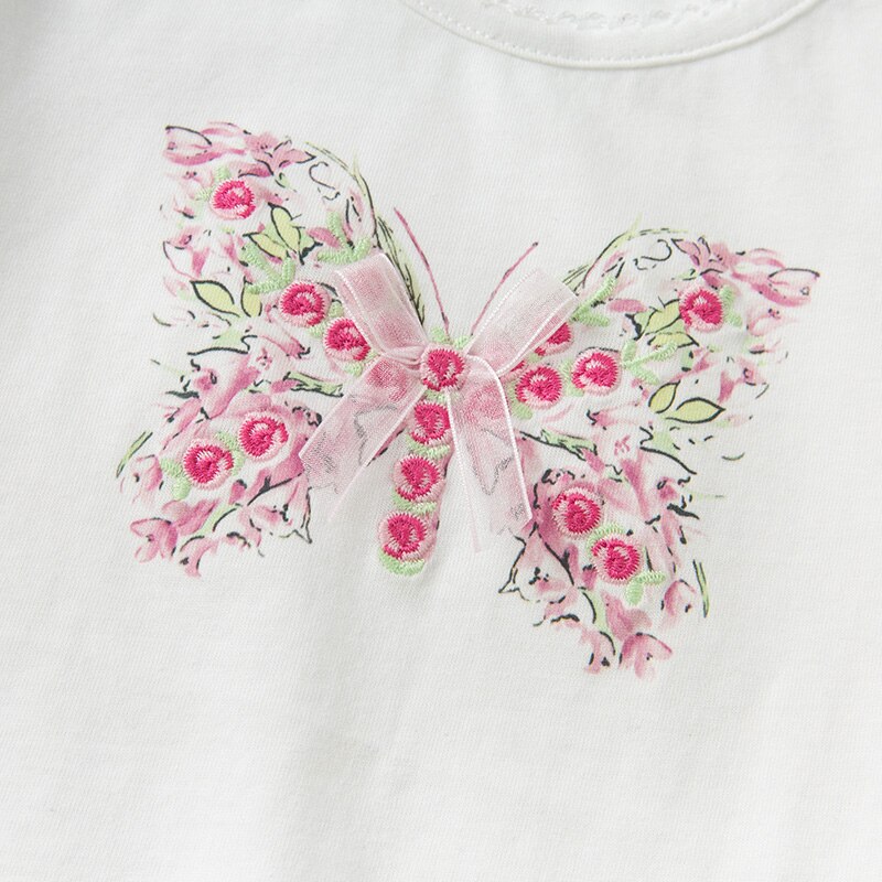 Butterfly White Tee
