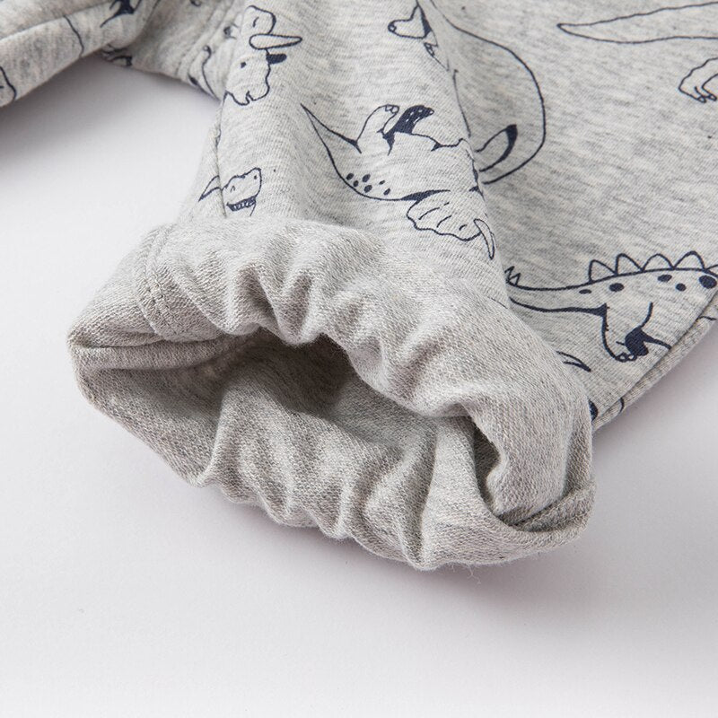 Grey Dinosaur Sweatpants