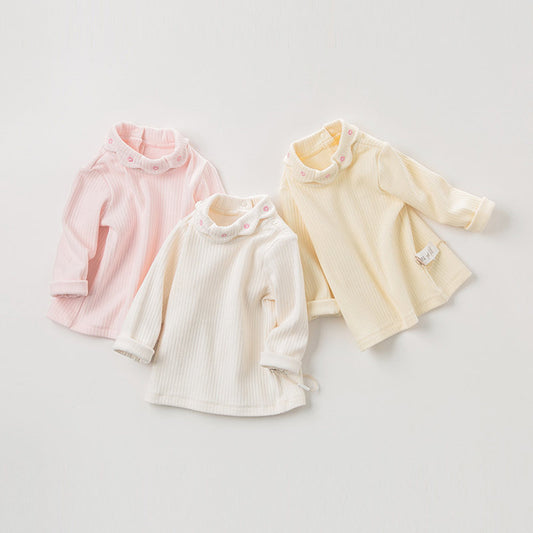 Creamy Long Sleeve Layering Basic Top