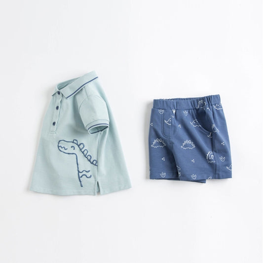 Dinosaur Polo Tee and Shorts Set