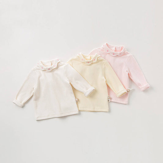 Creamy Long Sleeve Layering Basic Top