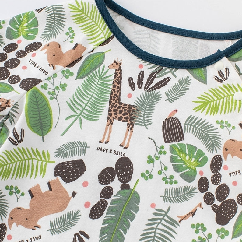 Tropical Leaves & Animals Tee