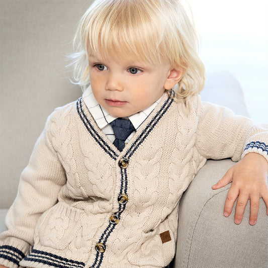 Dual Pocket Cable Cardigan