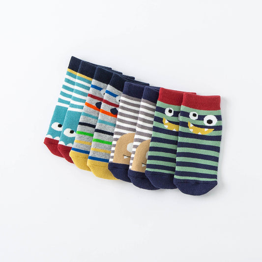 2 Pack Boys thick Socks Monster
