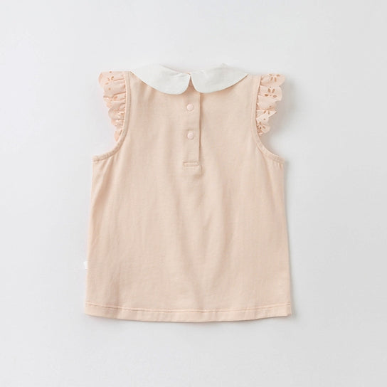 Frill Trim Sleeve Tank Top