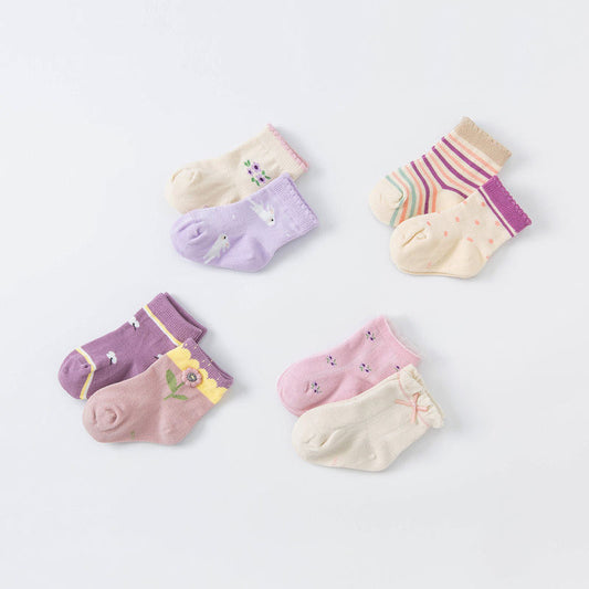 2 Pack Flower Socks